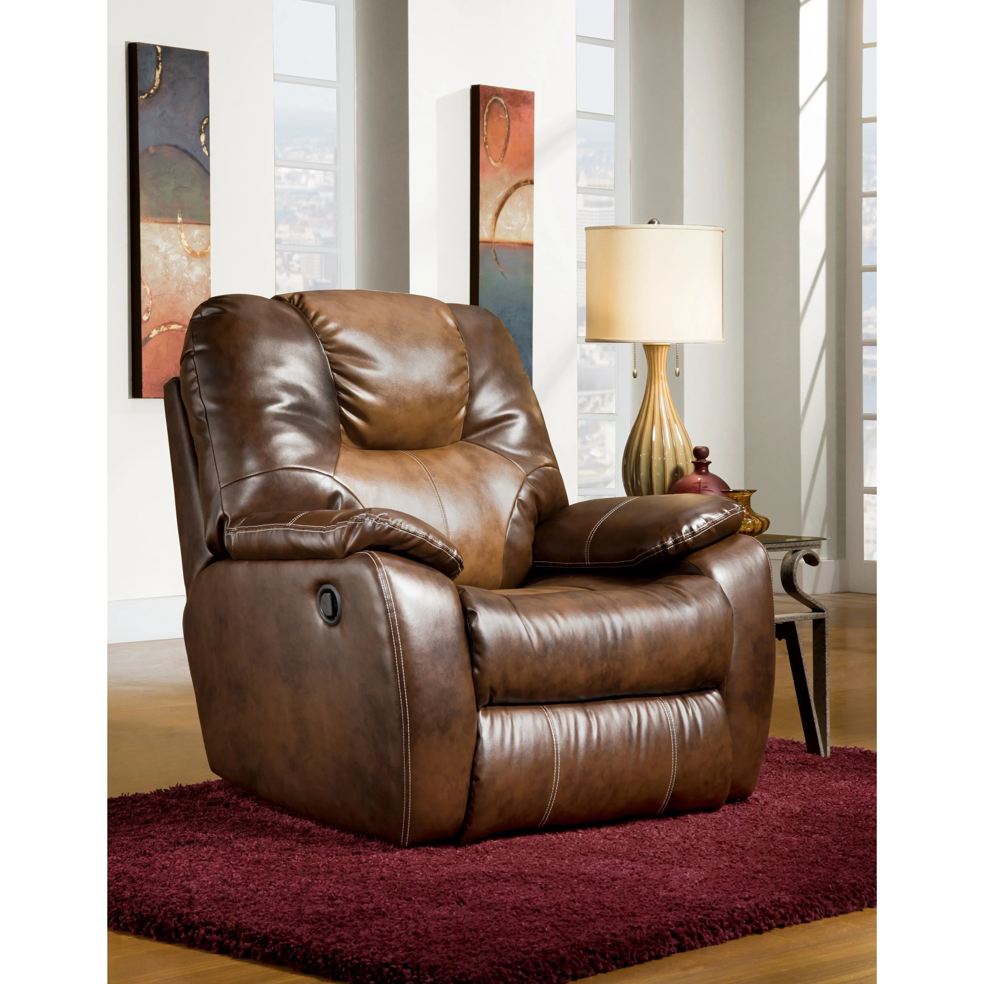 Southern Motion Avalon 2838Plus Plush Power Plus Wallhugger Recliner with USB Port Wayside